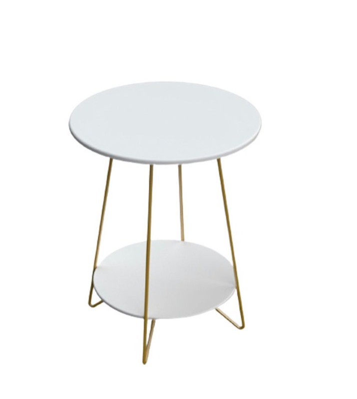 Side table 50×60 cm, White - KM-SA19-33